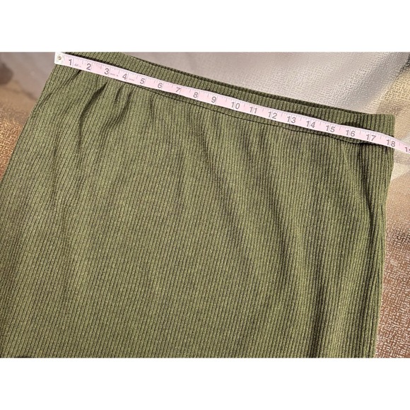 Old Navy Midi Skirt Womens XL Ribbed Knit Minimalist Casual Office Neutral Basic - Picture 5 of 6